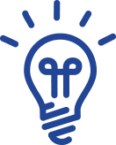 Glowing light bulb Glowing light bulb